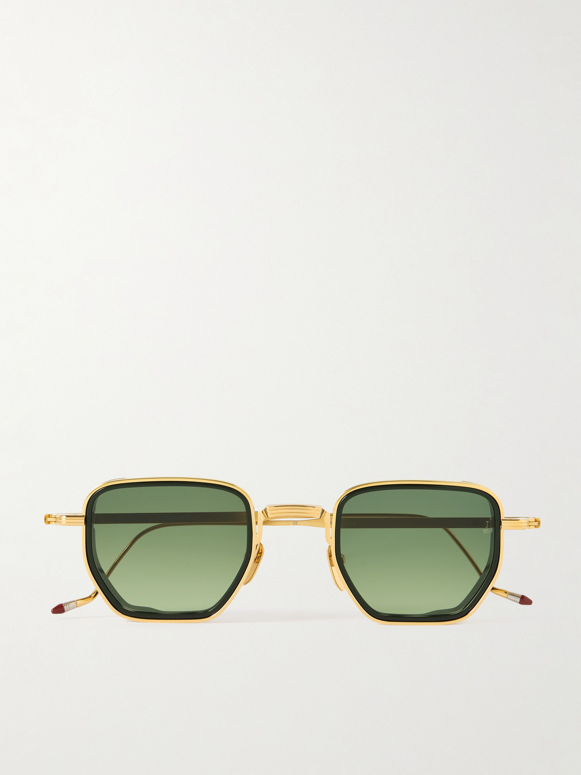 Jacques Marie Mage Atkins D-Frame Gold and Silver-Tone Titanium Sunglasses - Men