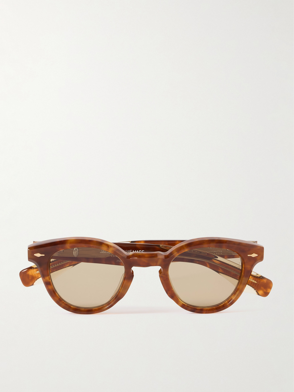 Jacques Marie Mage – Clemens Round-Frame Tortoiseshell Acetate Sunglasses