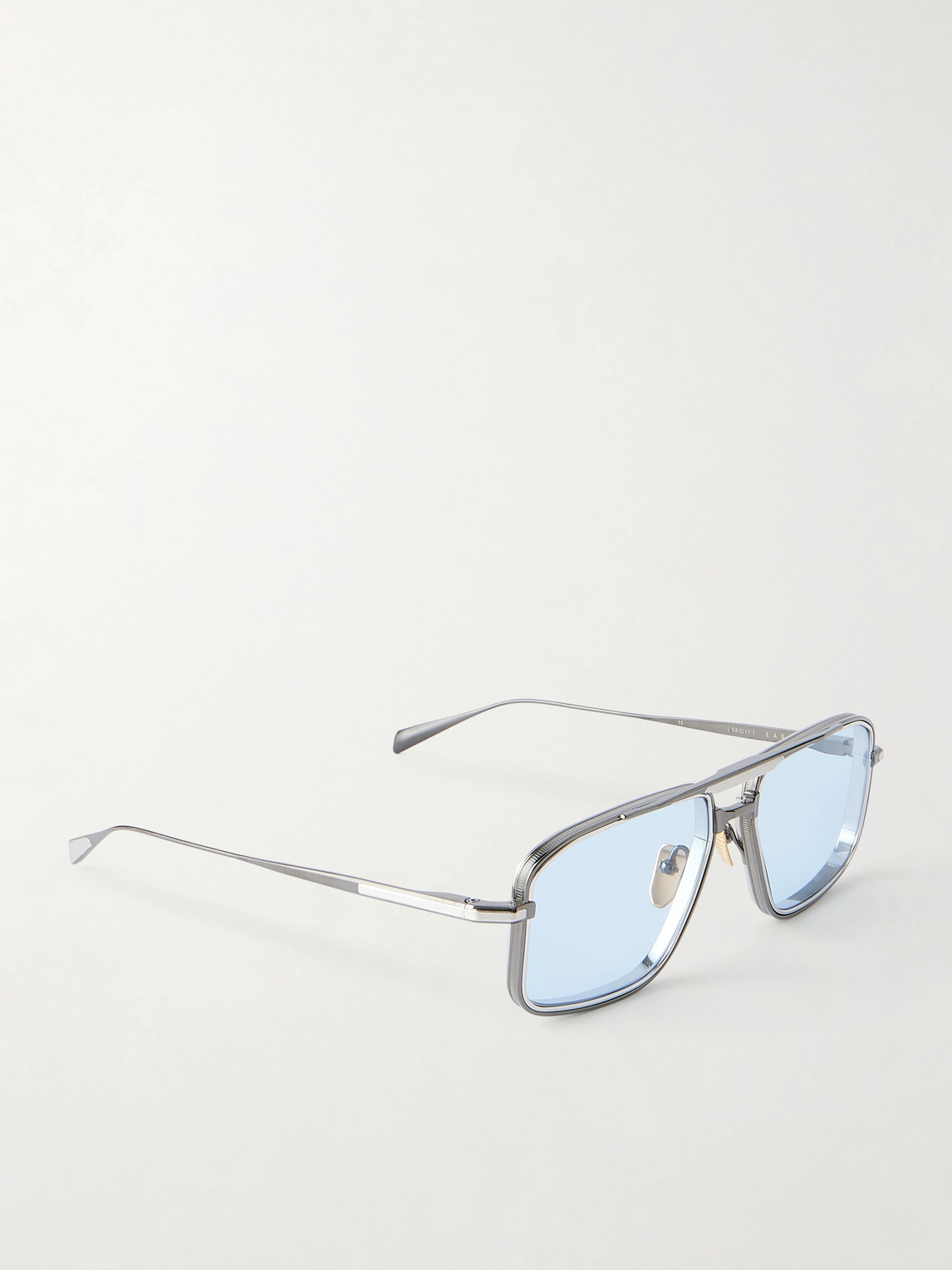  Jacques Marie Mage - Earl Aviator-frame Titanium Sunglasses - Men - Silver 