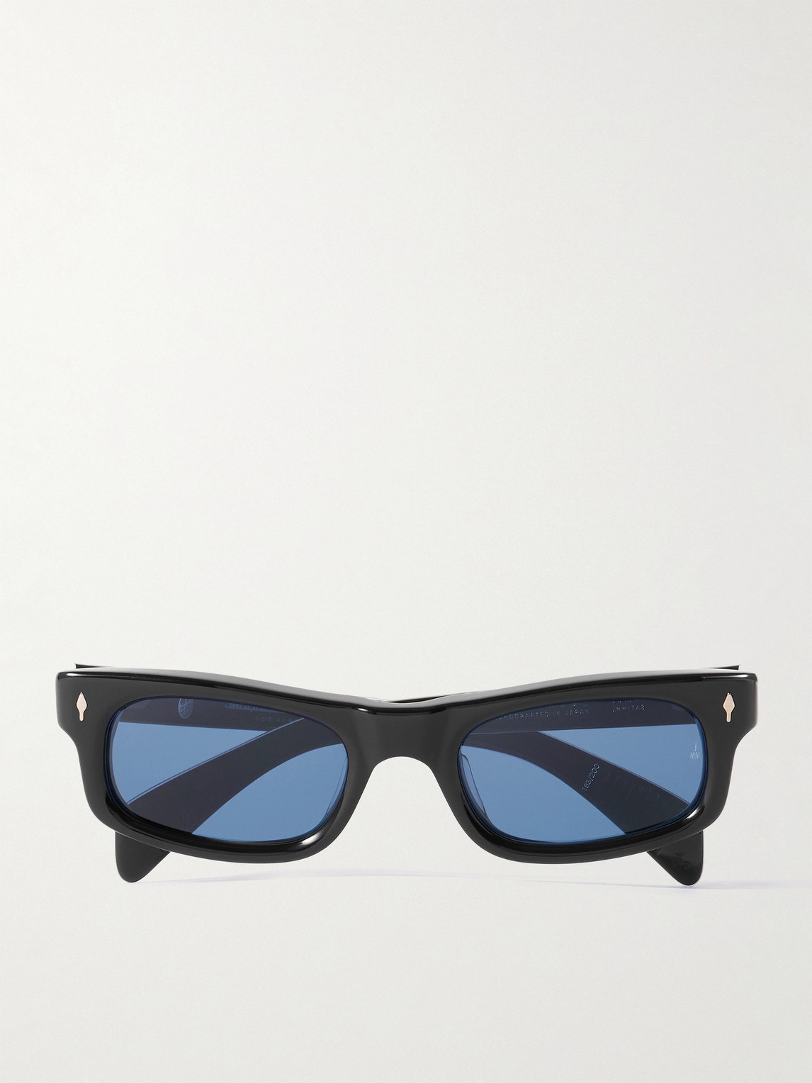 Jacques Marie Mage – Initials Rectangular-Frame Acetate Sunglasses