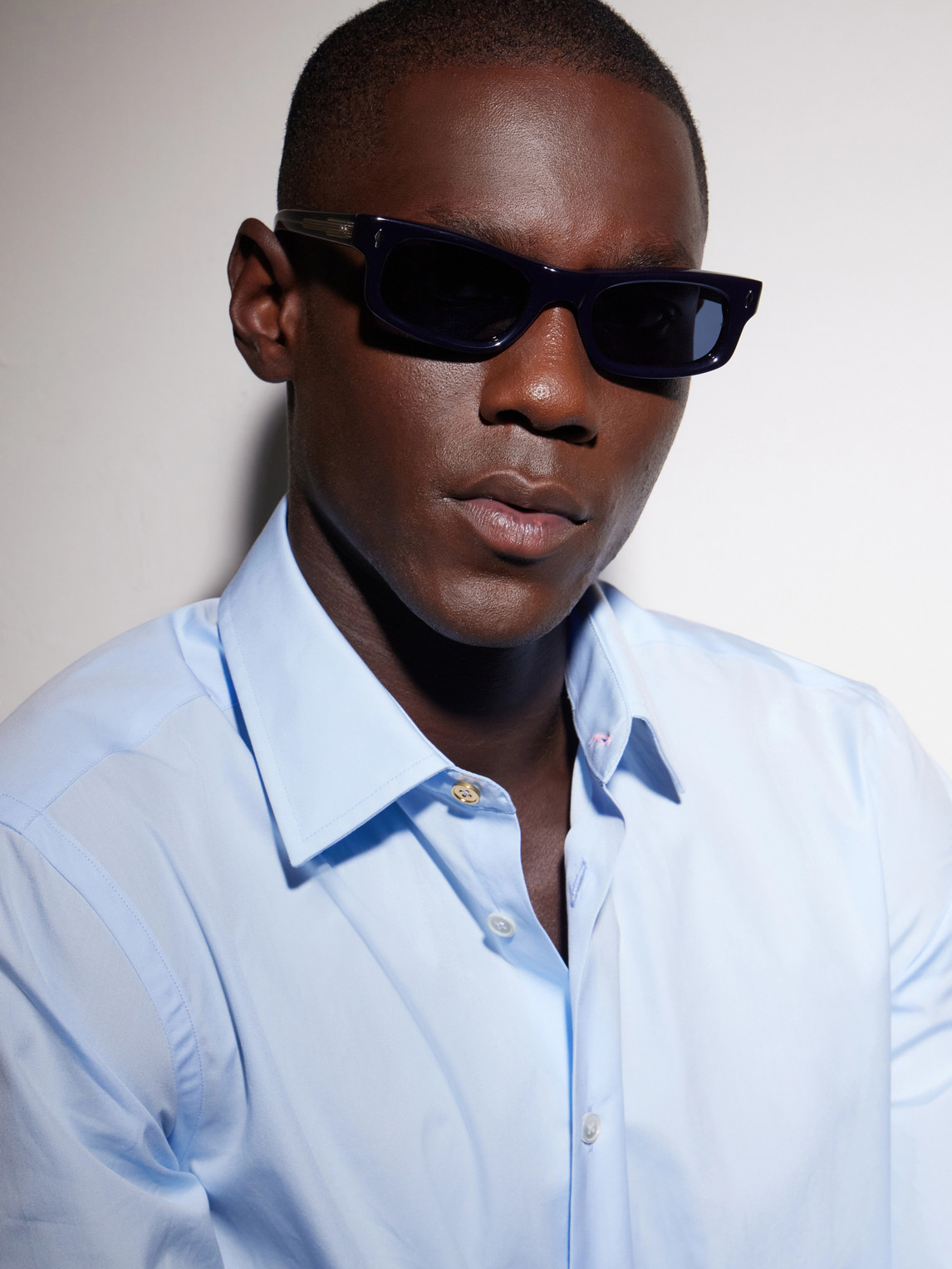 Jacques Marie Mage Initials Rectangular-frame Acetate Sunglasses In Gray