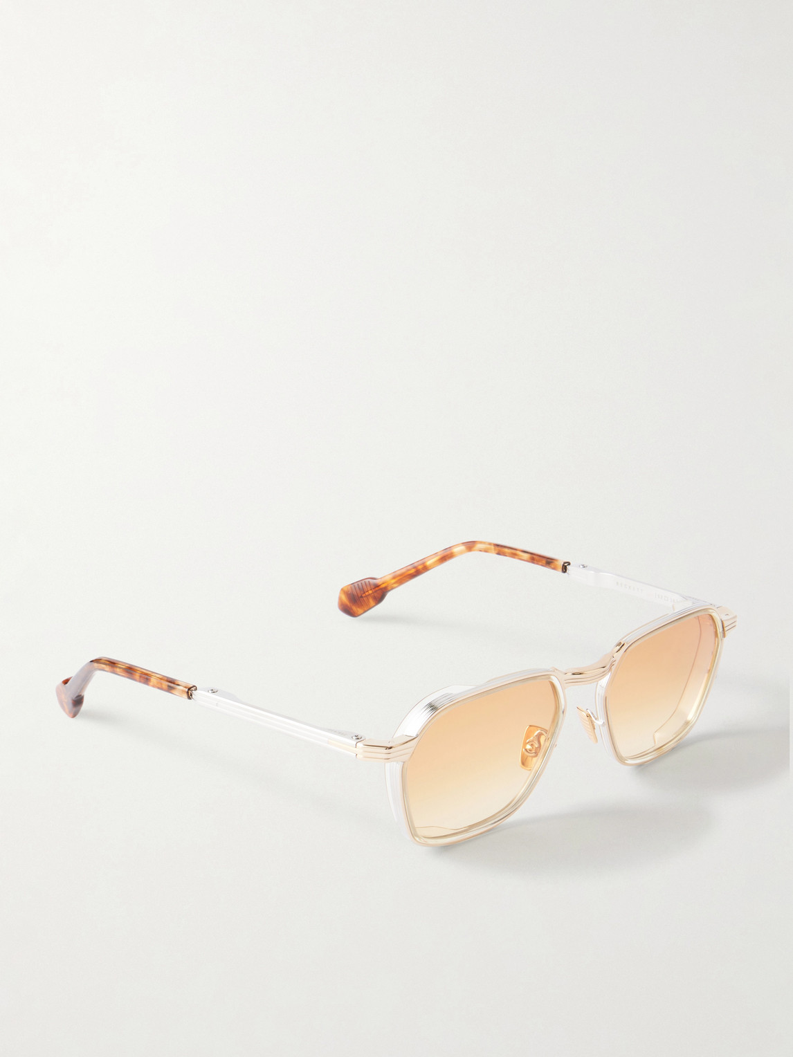  Jacques Marie Mage - Beckett D-frame Titanium And Acetate Sunglasses - Men - Silver 