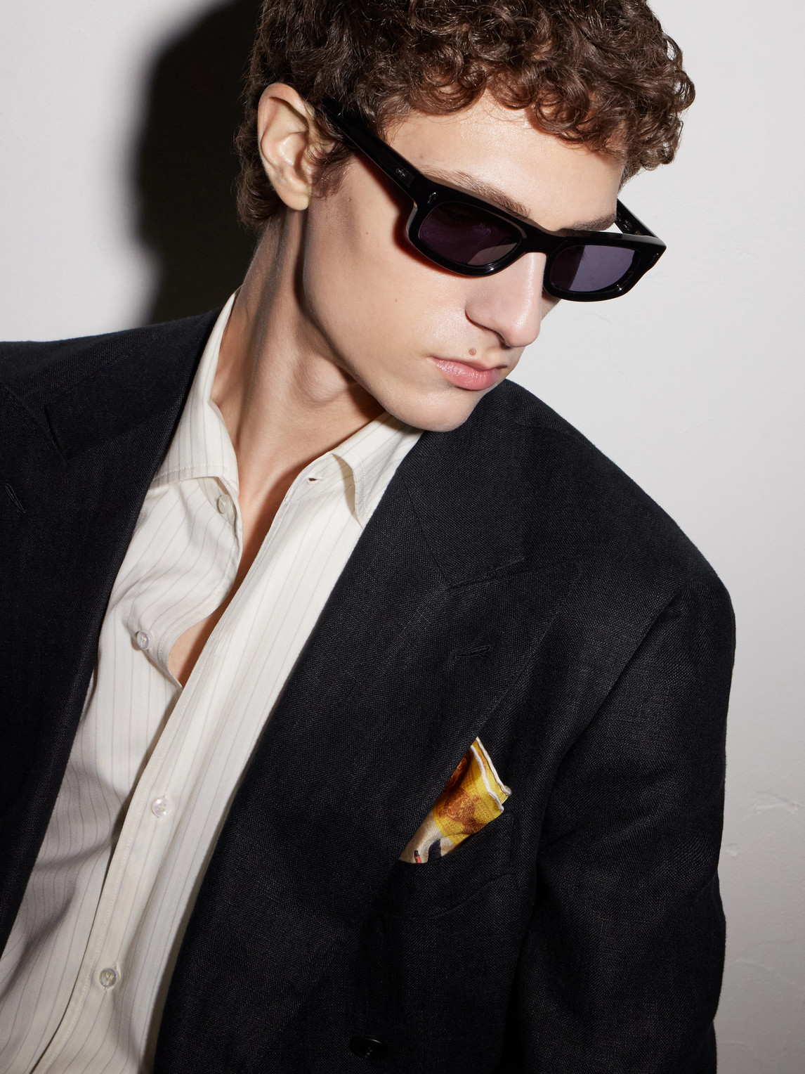 Jacques Marie Mage Initials Square-frame Acetate Sunglasses In Metallic