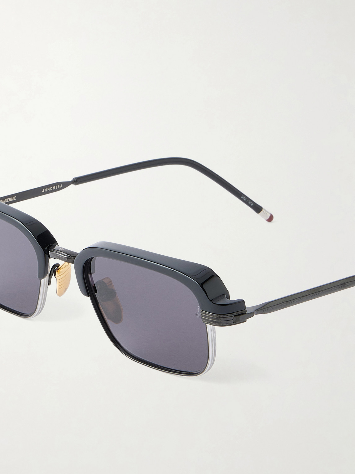 Jacques Marie Mage - Comanche Square-frame Titanium And Acetate Sunglasses - Men - Black 