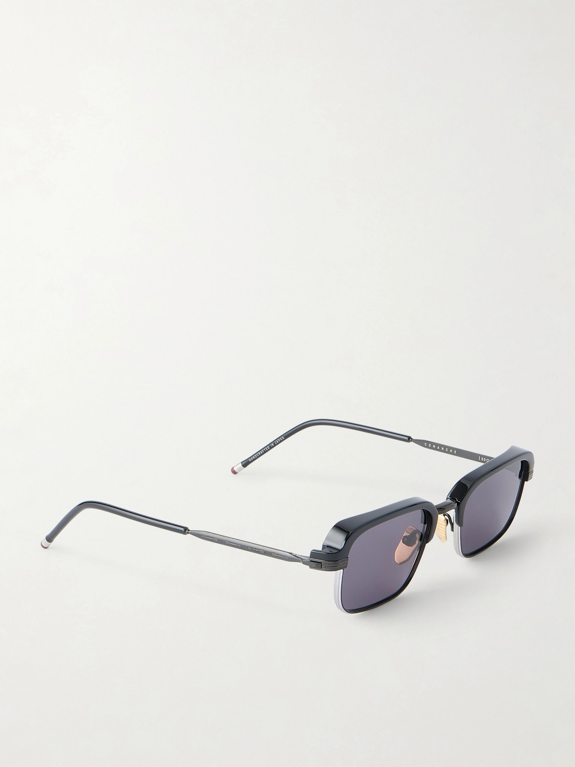  Jacques Marie Mage - Comanche Square-frame Titanium And Acetate Sunglasses - Men - Black 