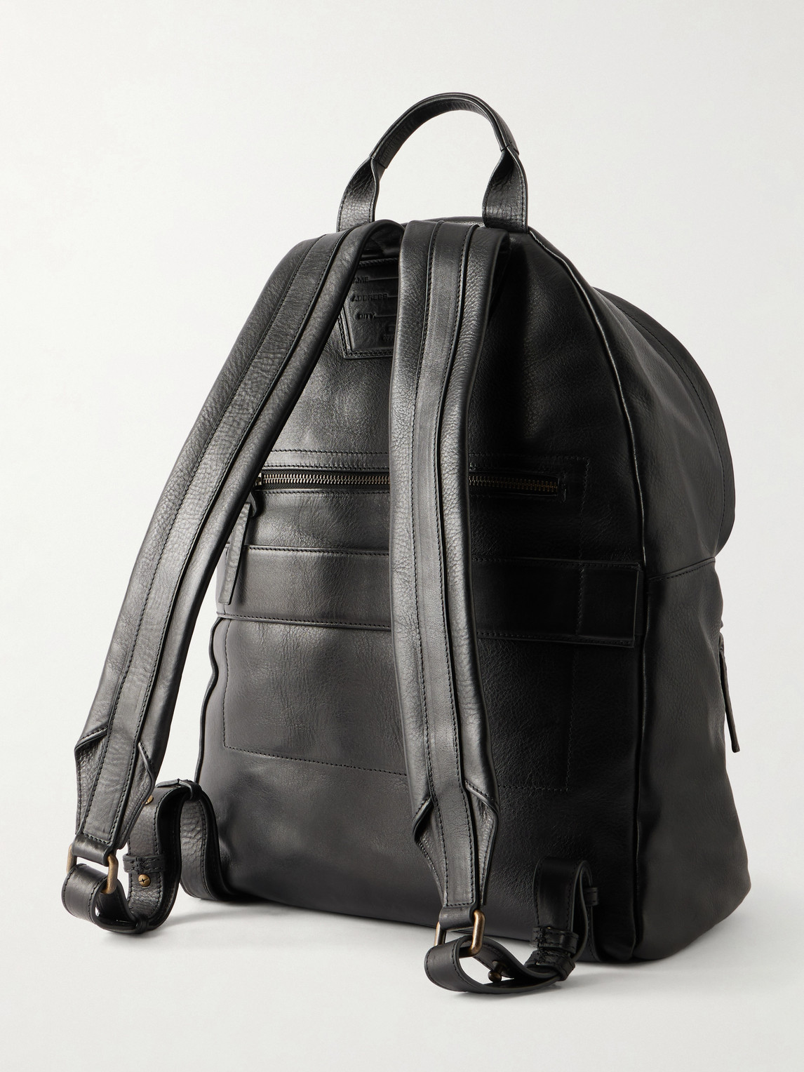  Officine Creative - Oc 001 Suede Backpack - Men - Black 