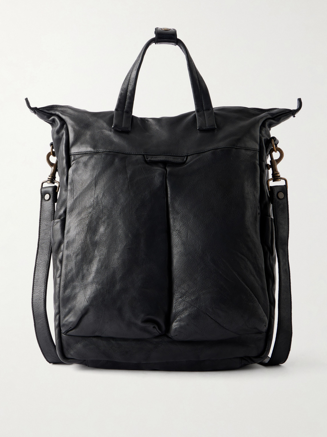 Officine Creative Helmet 005 Full-grain Leather Tote Bag In White