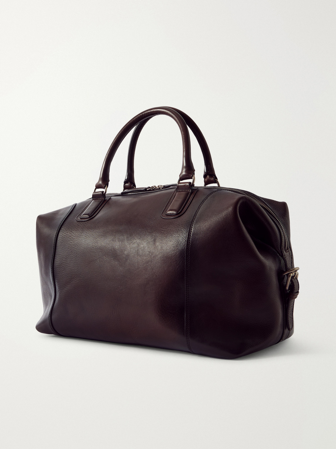  Officine Creative - Jules006 Full-grain Leather Weekend Bag - Men - Brown 