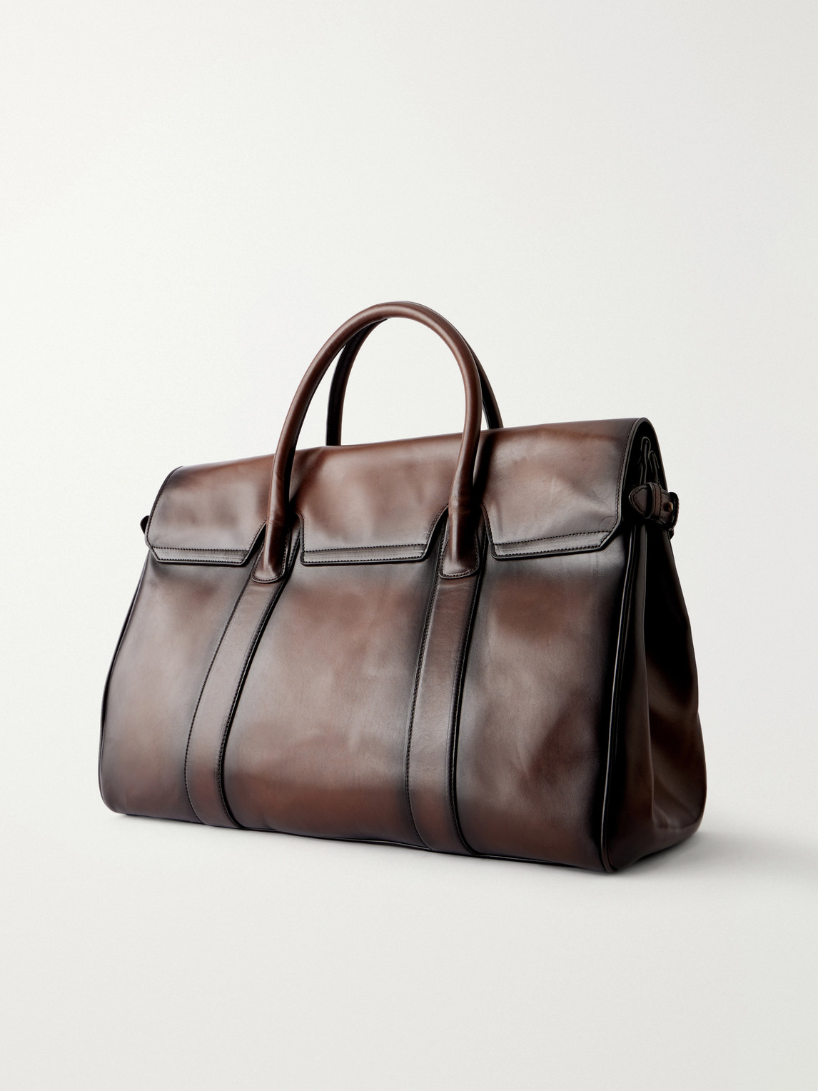  Officine Creative - Bostonian 001 Leather Weekend Bag - Men - Brown 