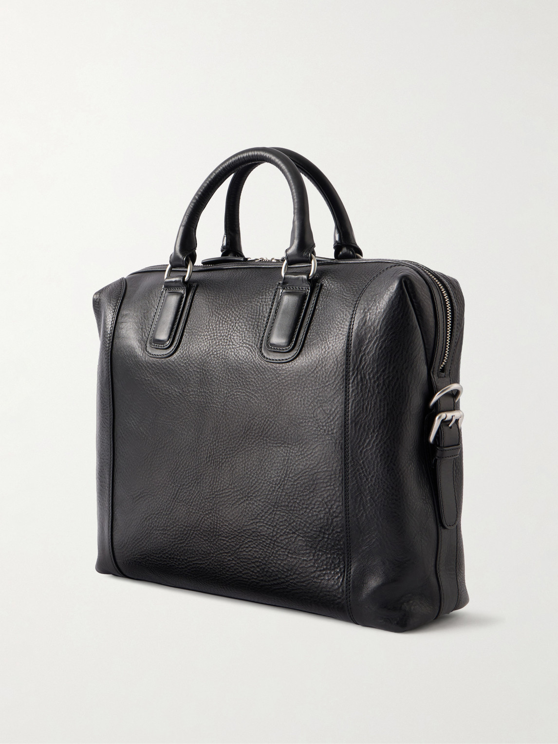  Officine Creative - Jules 003 Full-grain Leather Briefcase - Men - Black 