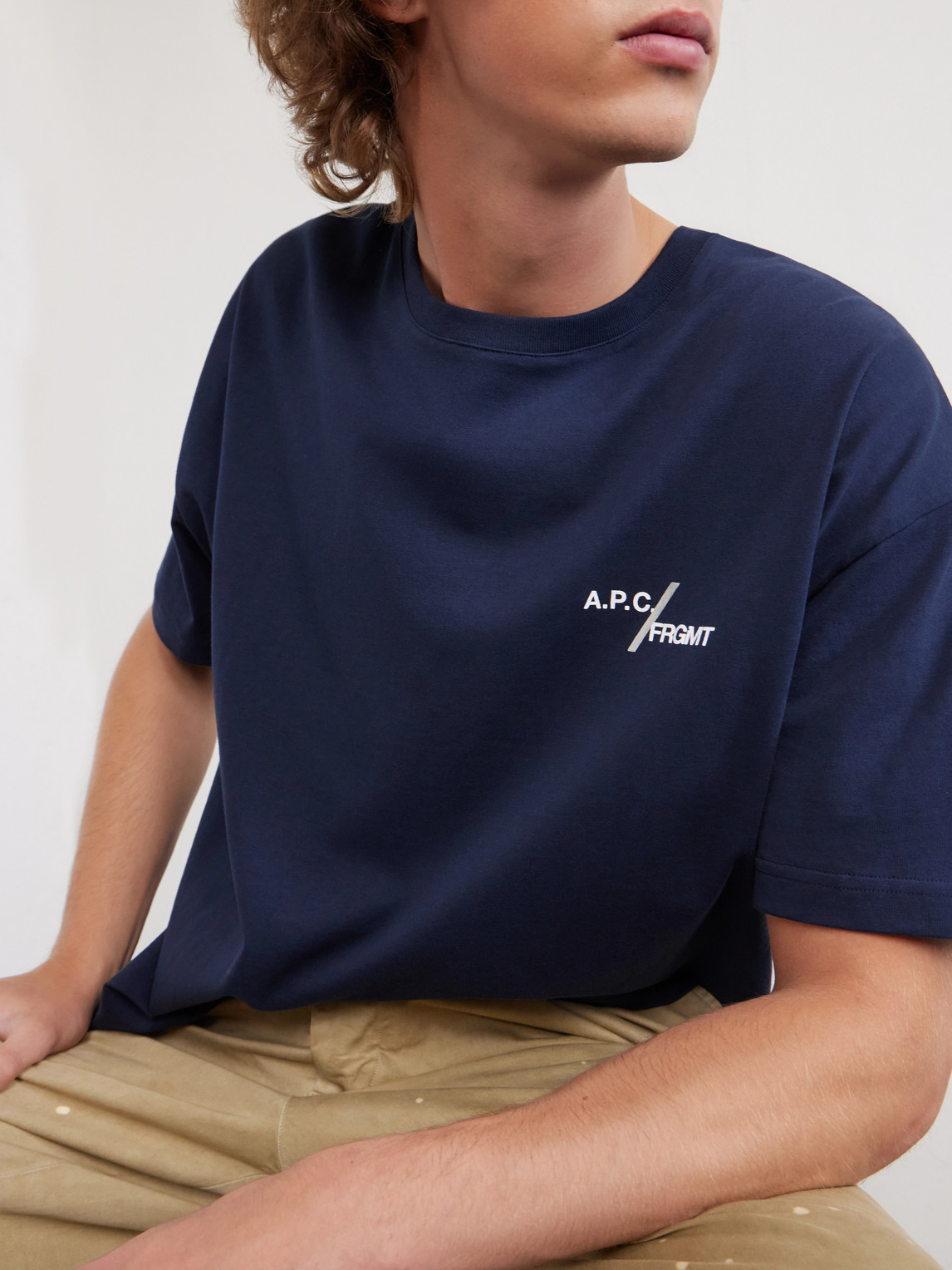 A.P.C. - Fragment Logo-Print Cotton-Jersey T-Shirt