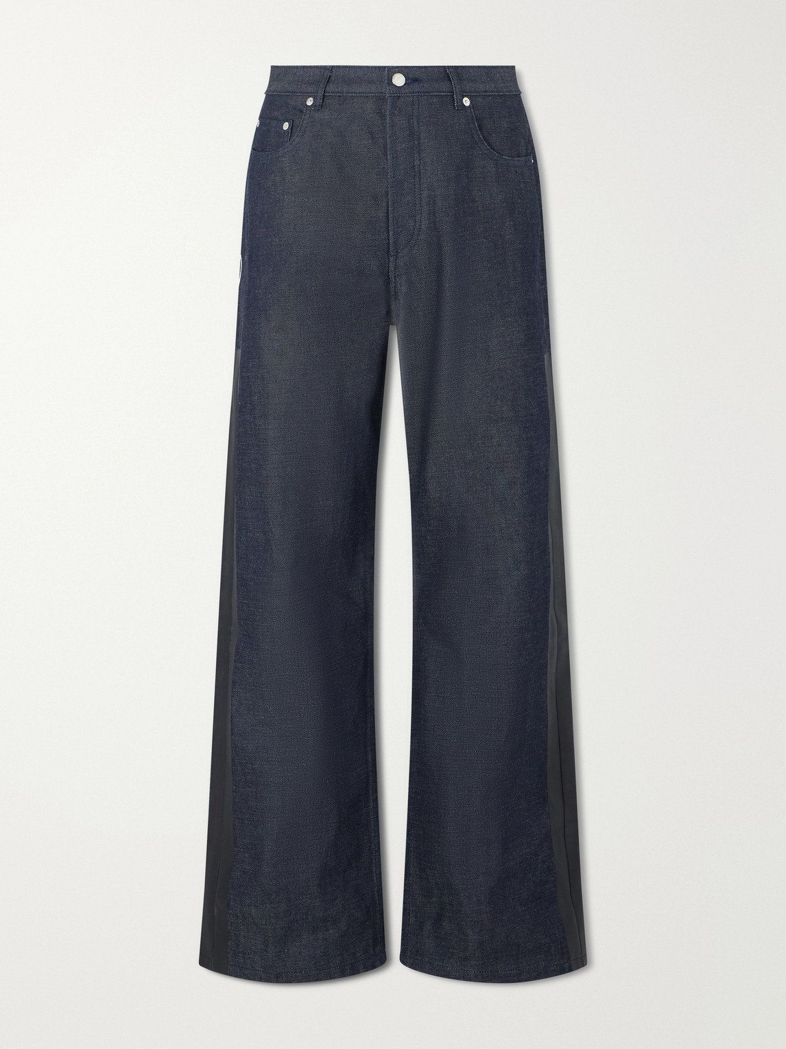 A.p.c. Fragment Sally Straight-leg Printed Jeans In Blue