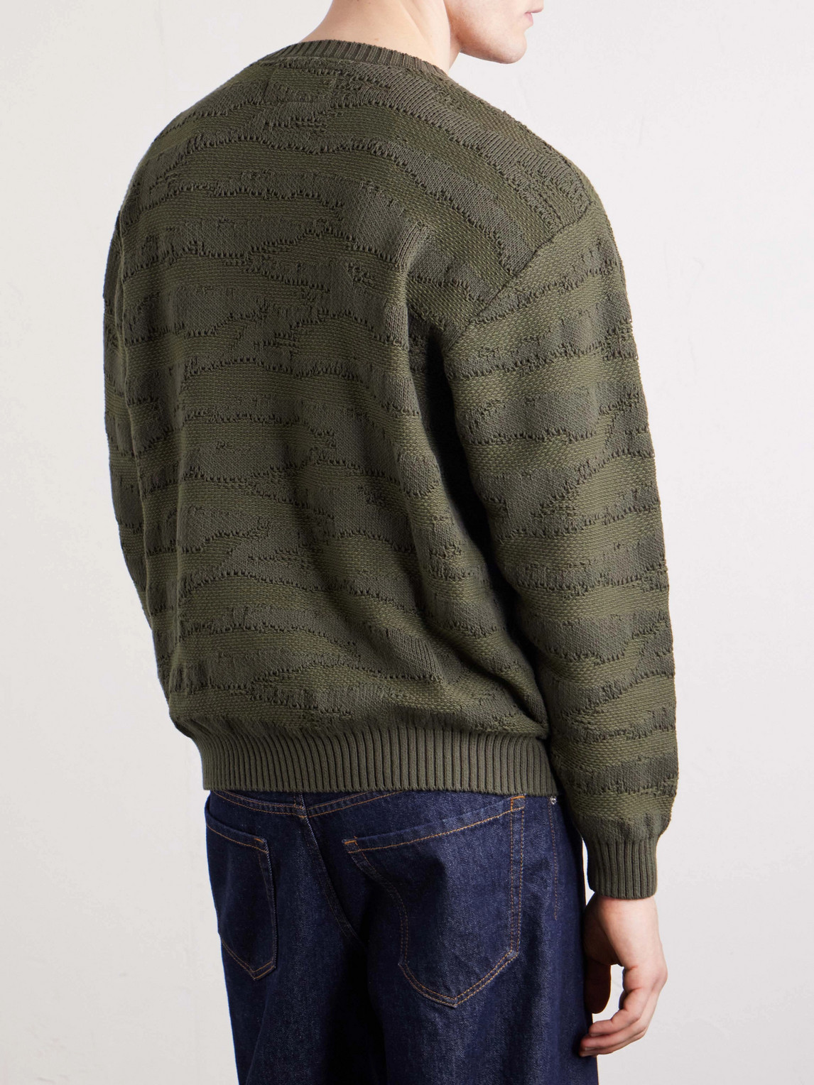  Neighborhood - Cotton Sweater - Men - Green - S 