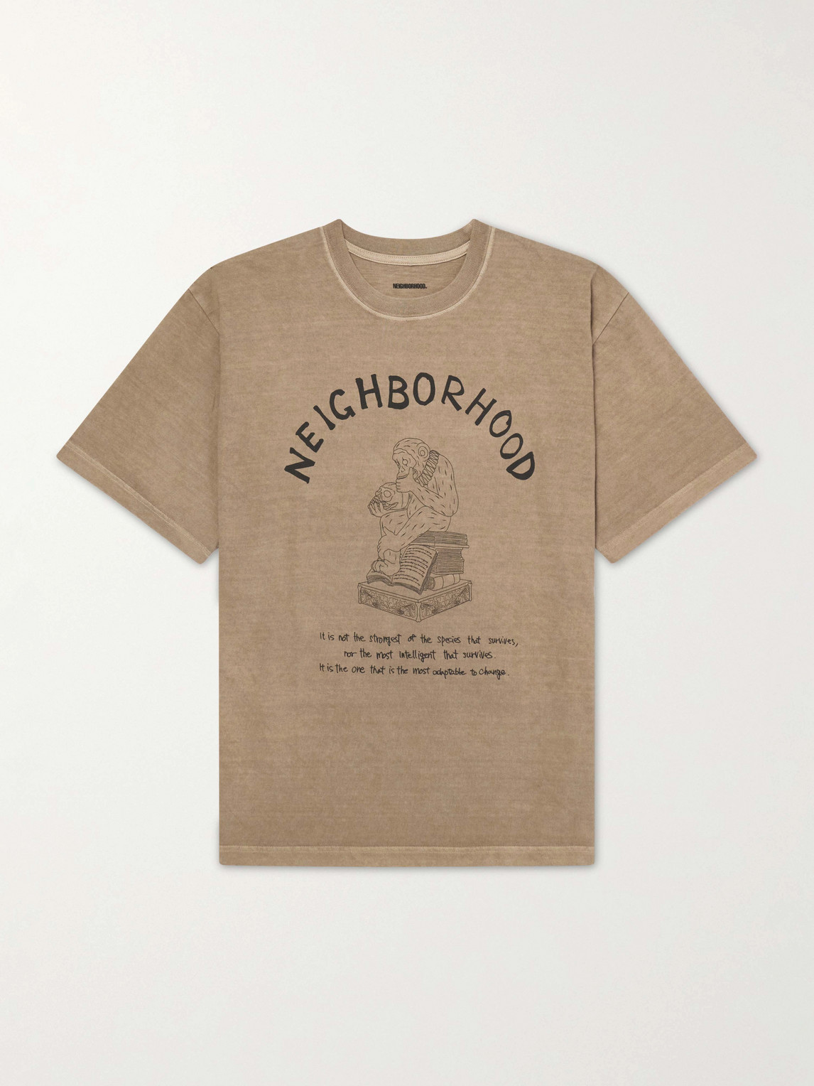 Neighborhood Printed Cotton-Jersey T-Shirt - Men
