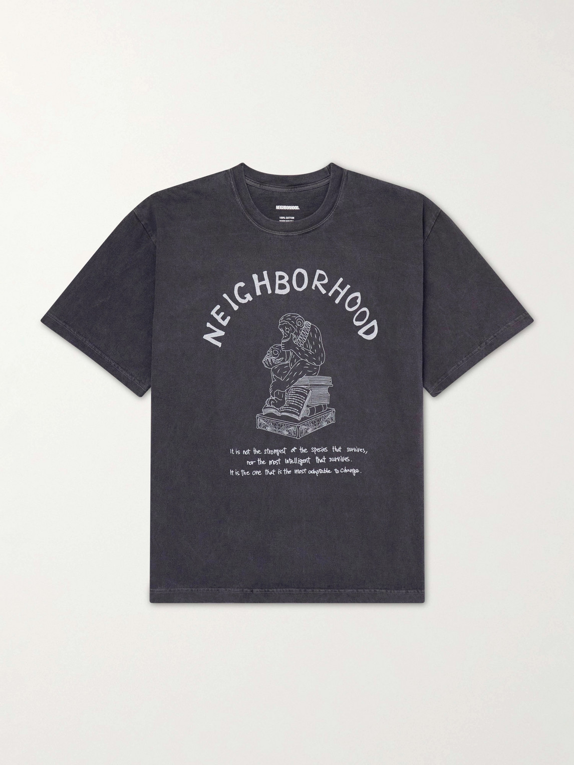 Neighborhood Printed Cotton-Jersey T-Shirt - Men