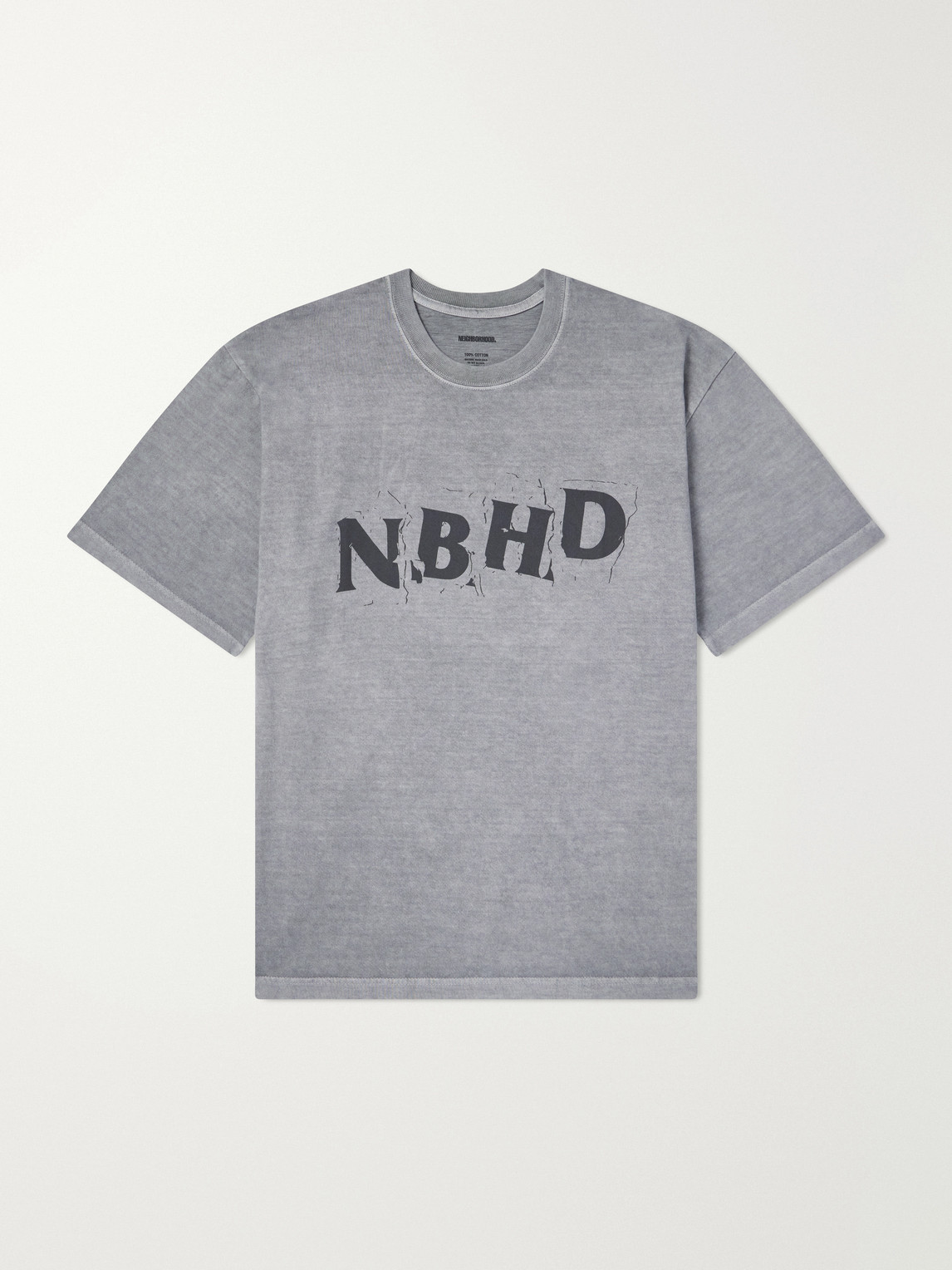 Neighborhood Logo-Print Cotton-Jersey T-Shirt - Men