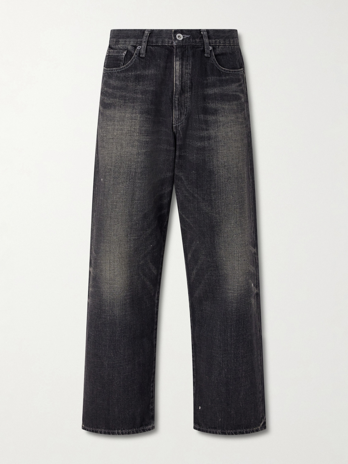 Neighborhood Washed Wide-Leg Jeans - Men