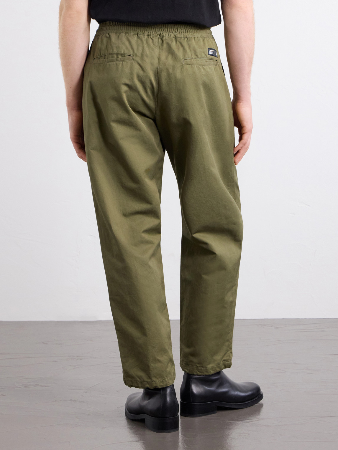 Wide-Leg Cotton And Linen-Blend Twill Trousers