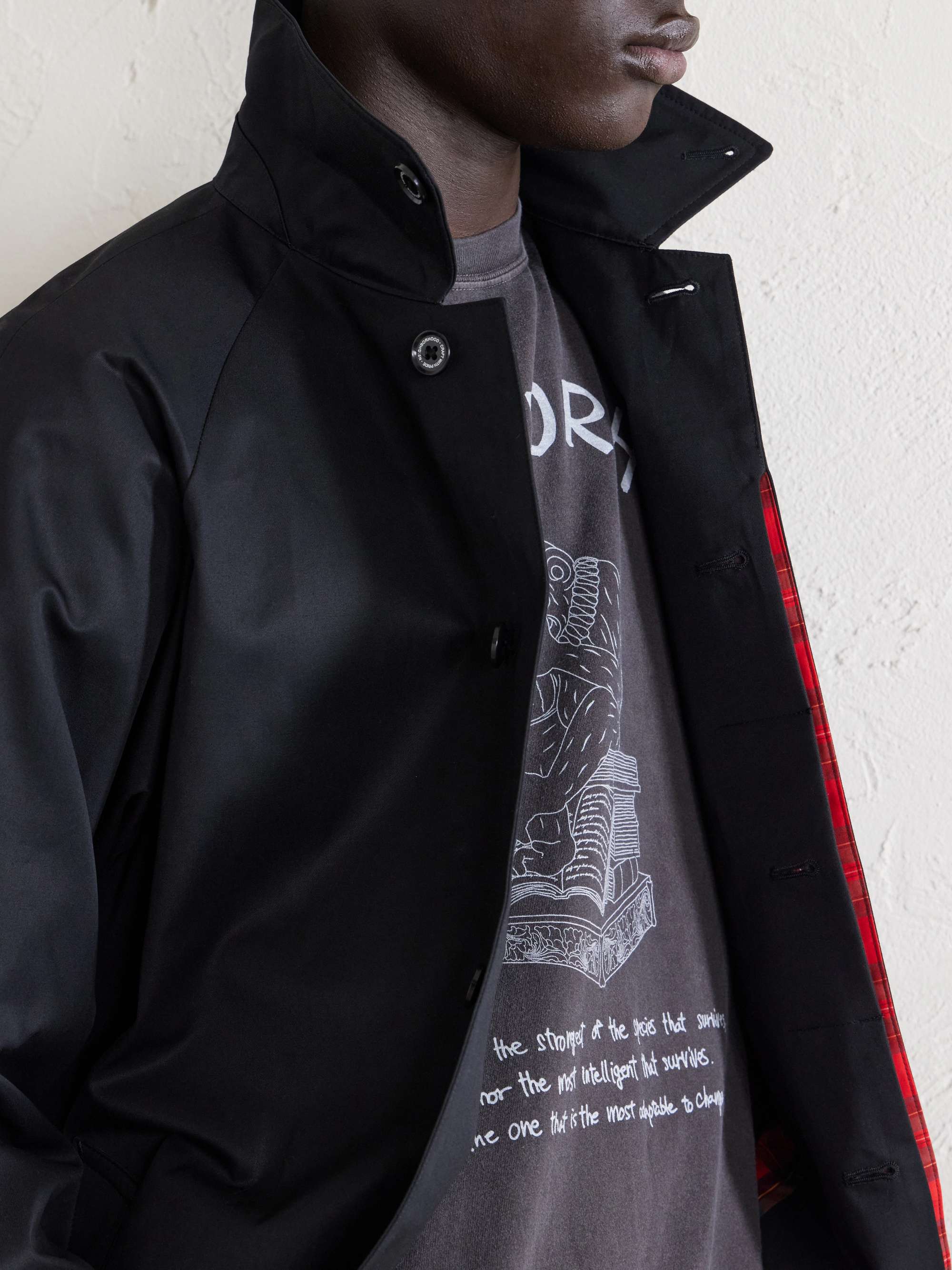 NEIGHBORHOOD Balcollar Cotton-Gabardine Trench Coat for Men | MR