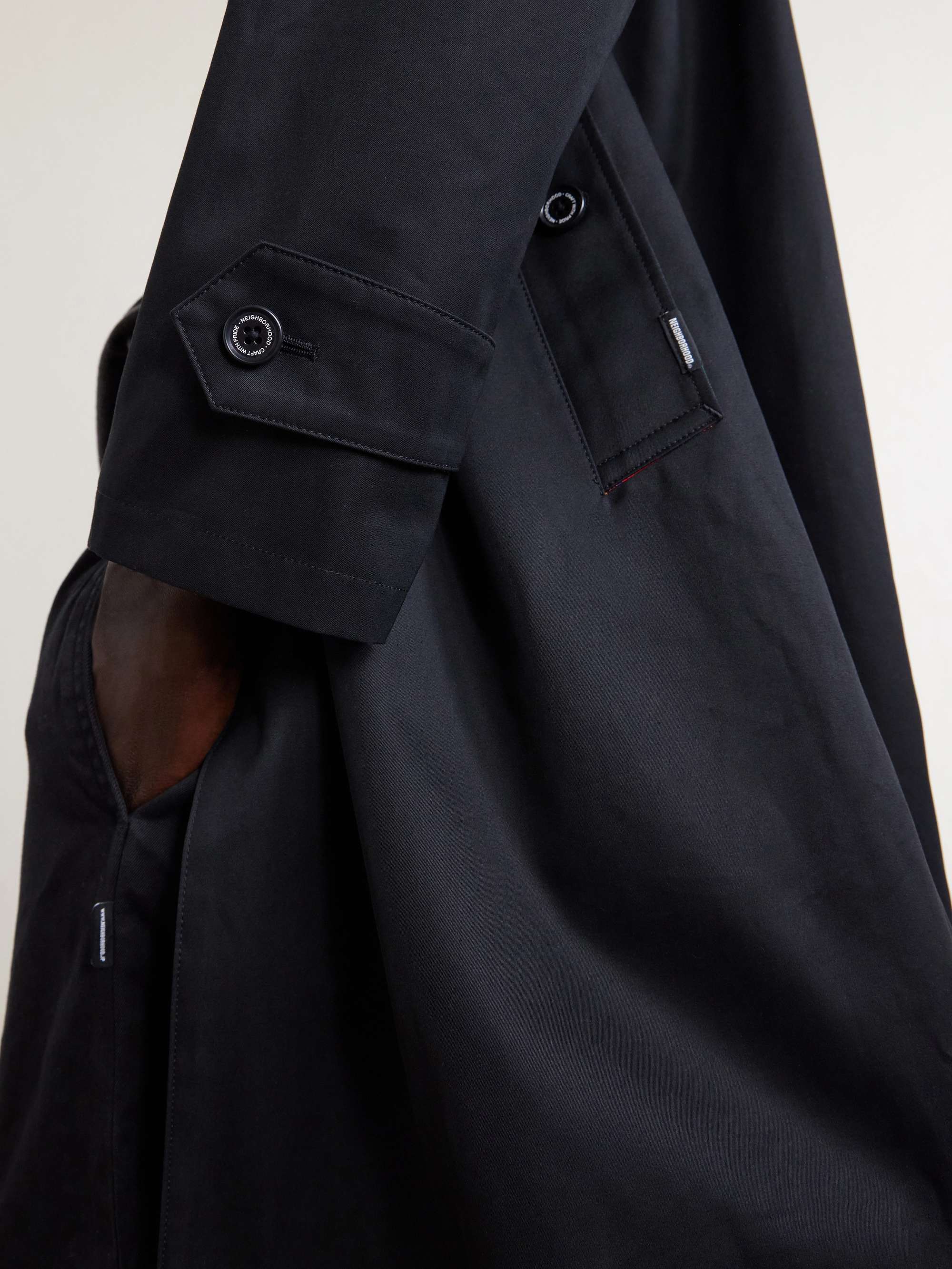 NEIGHBORHOOD Balcollar Cotton-Gabardine Trench Coat for Men | MR