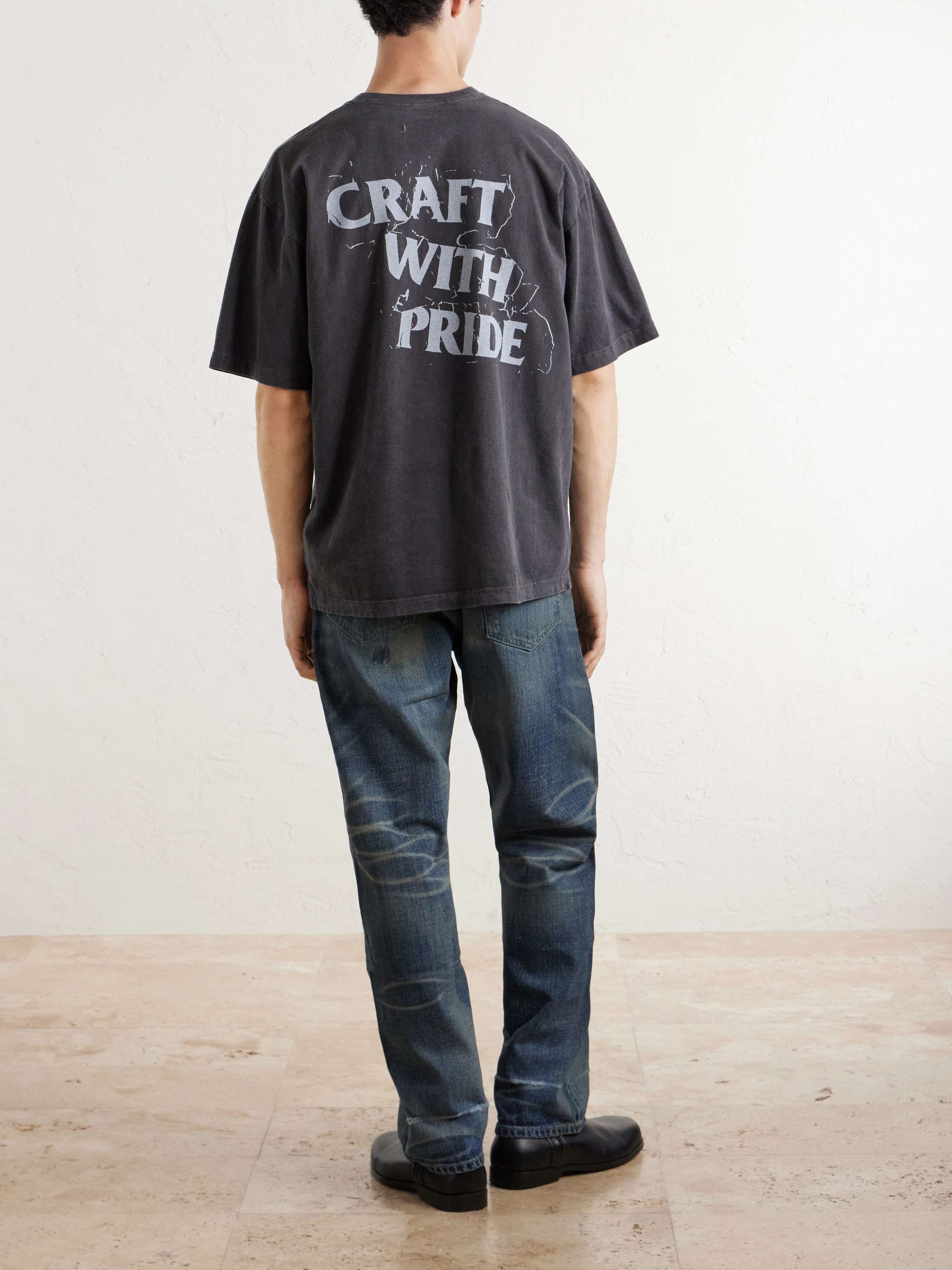 NEIGHBORHOOD Logo-Printed Cotton-Jersey T-Shirt for Men | MR PORTER