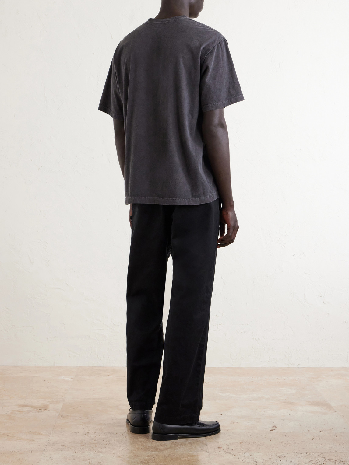 Straight-Leg Cotton Chinos