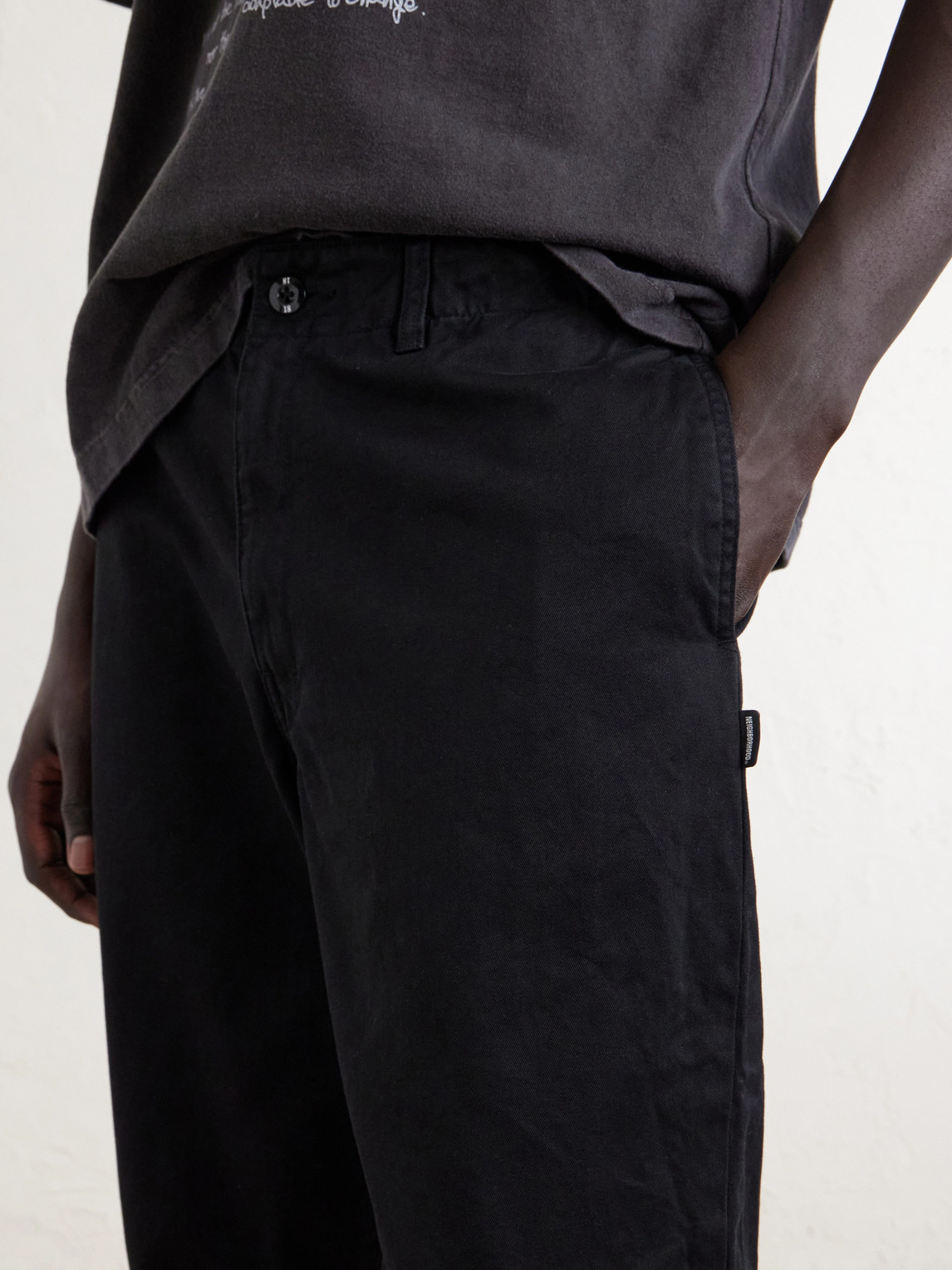 Straight-Leg Cotton Chinos