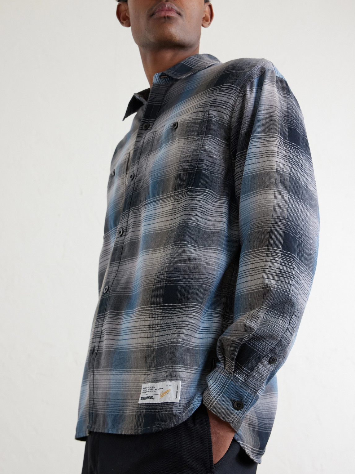 Hombre Checked Flannel Shirt