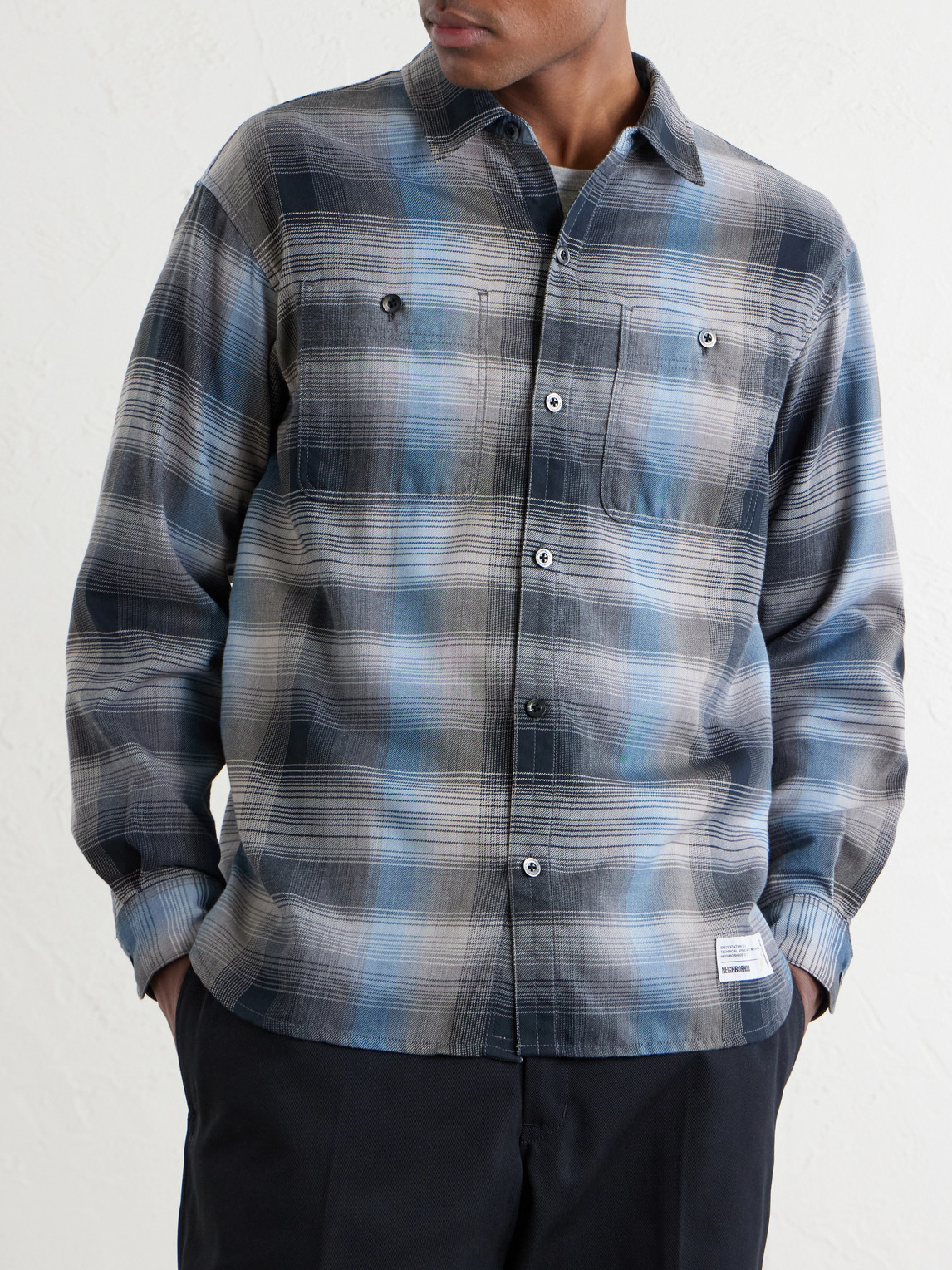 Hombre Checked Flannel Shirt