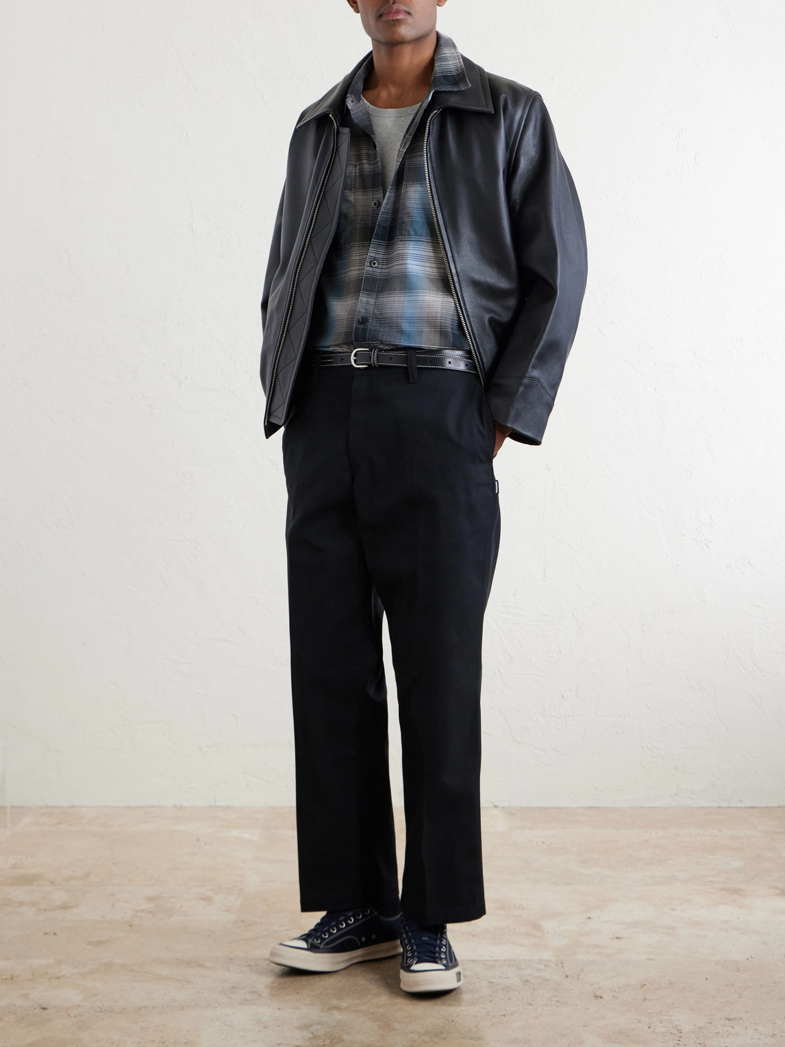 Hombre Checked Flannel Shirt
