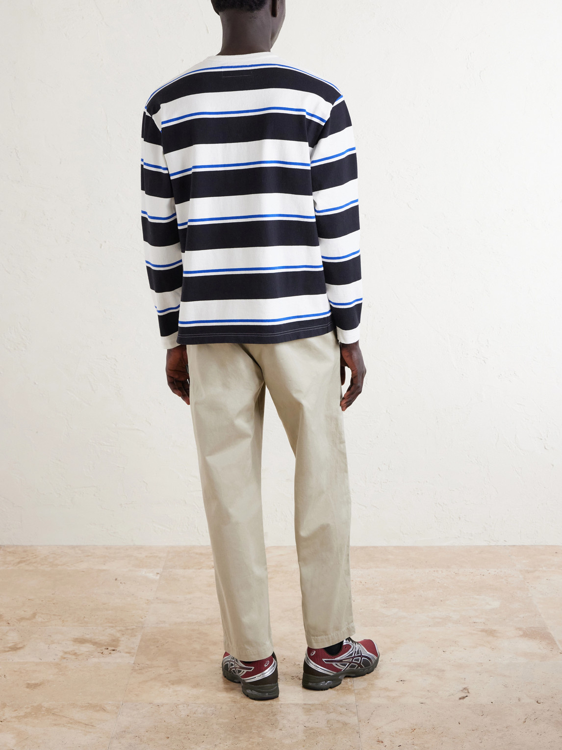 Straight-Leg Cotton Chinos
