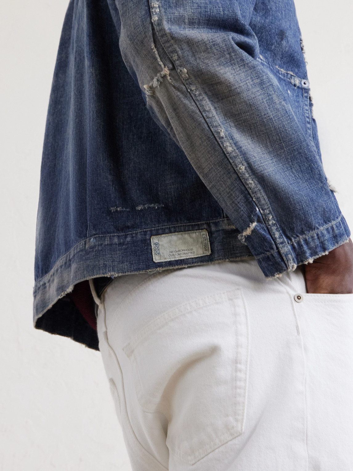Distressed Denim Jacket