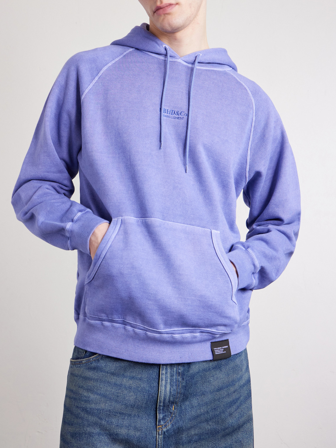 Logo-Embroidered Pigment-Dyed Cotton-Jersey Hoodie