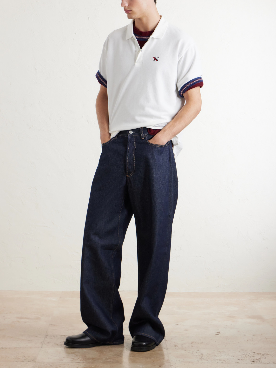 Logo-Appliquéd Embroidered Cotton-Piqué Polo Shirt