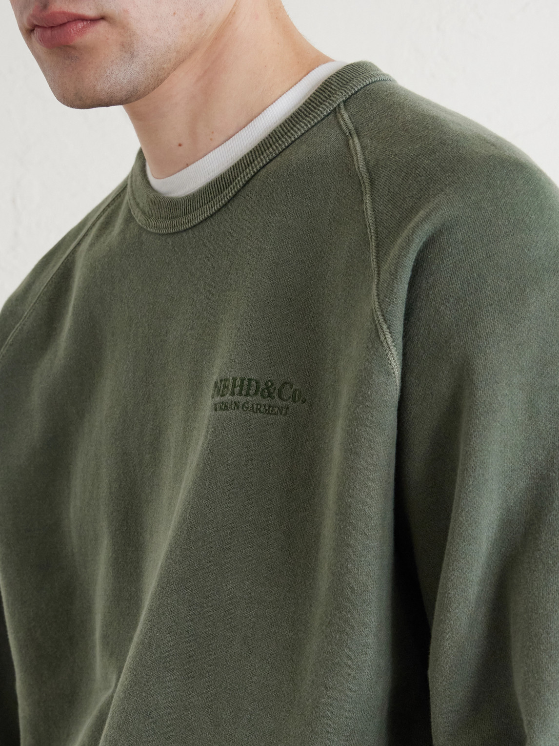 Cotton Pigment Dyed Sweatshirt
