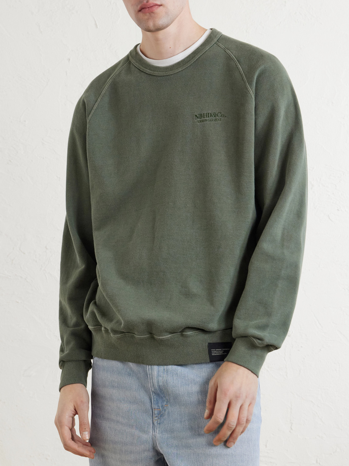 Cotton Pigment Dyed Sweatshirt