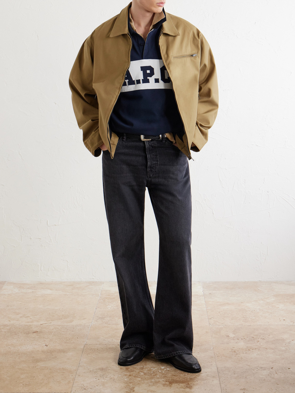 A.P.C. - Alexis Logo-Embroidered Cotton-Jersey Polo Shirt
