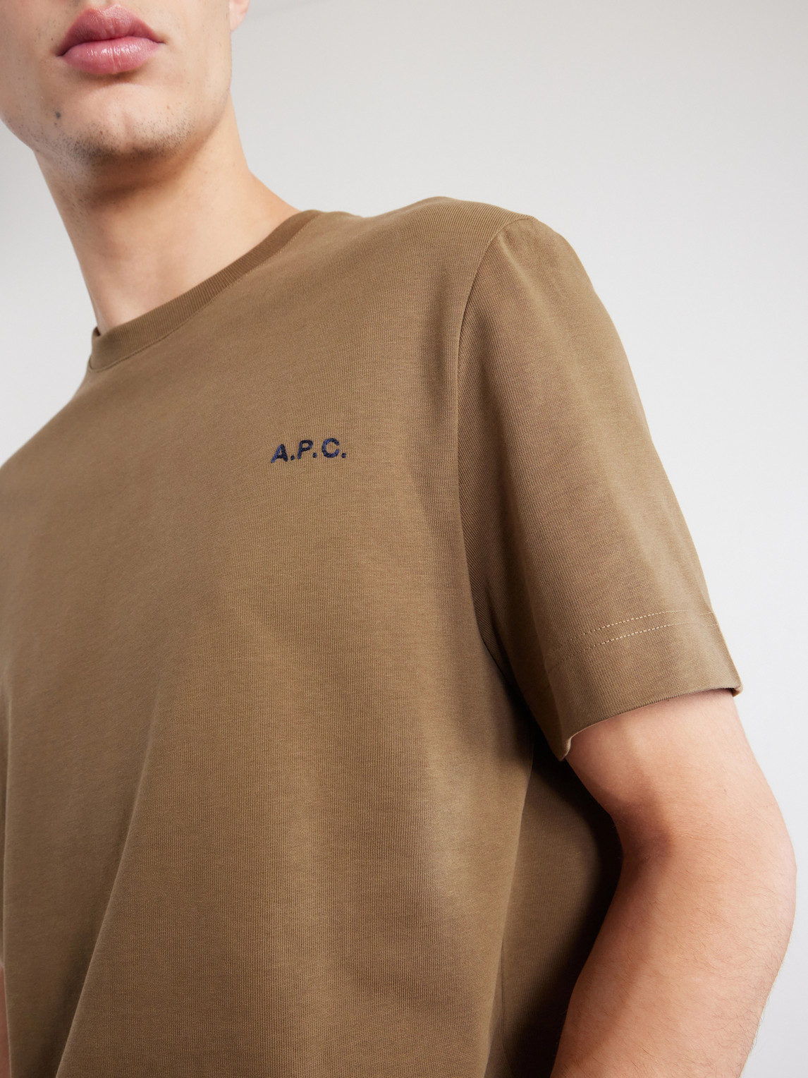 A.P.C. - Oliver Logo-Embroidered Cotton-Jersey T-Shirt