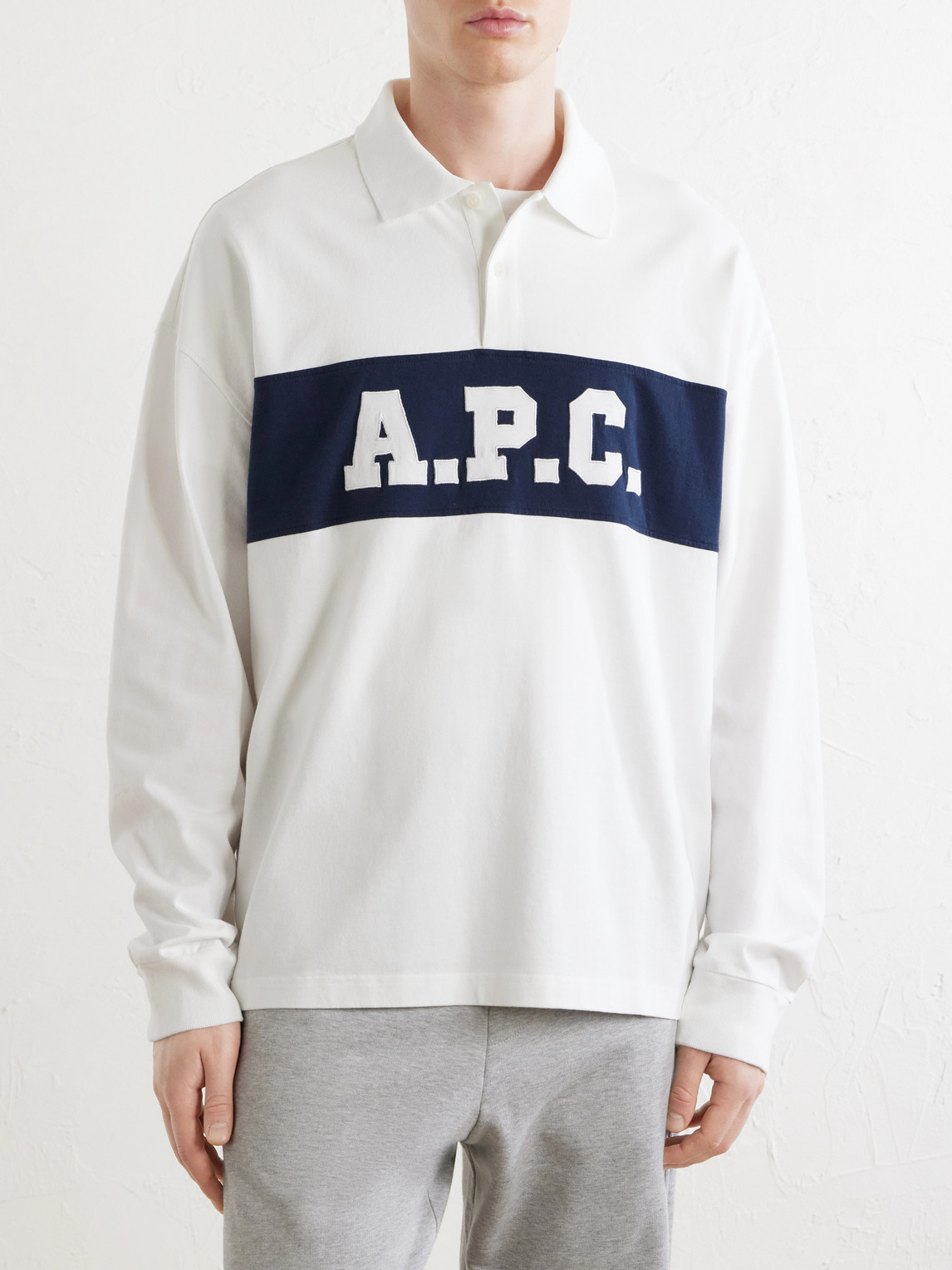 A.P.C. - Alexis Logo-Embroidered Cotton-Jersey Polo Shirt