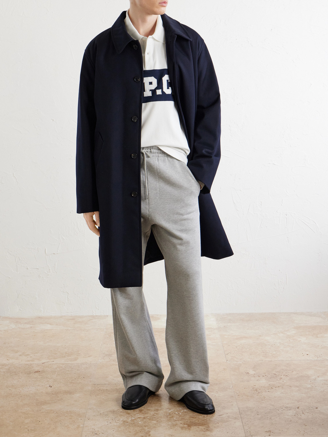 A.P.C. - Alexis Logo-Embroidered Cotton-Jersey Polo Shirt