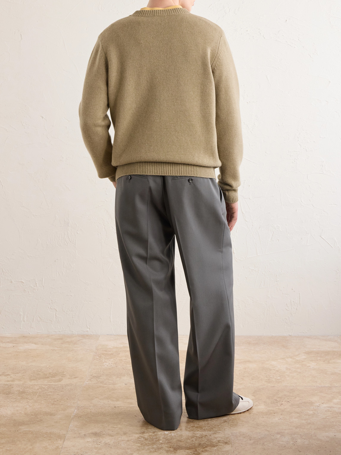  A.p.c. - Edmond Logo-intarsia Wool Sweater - Men - Neutrals - Xs 