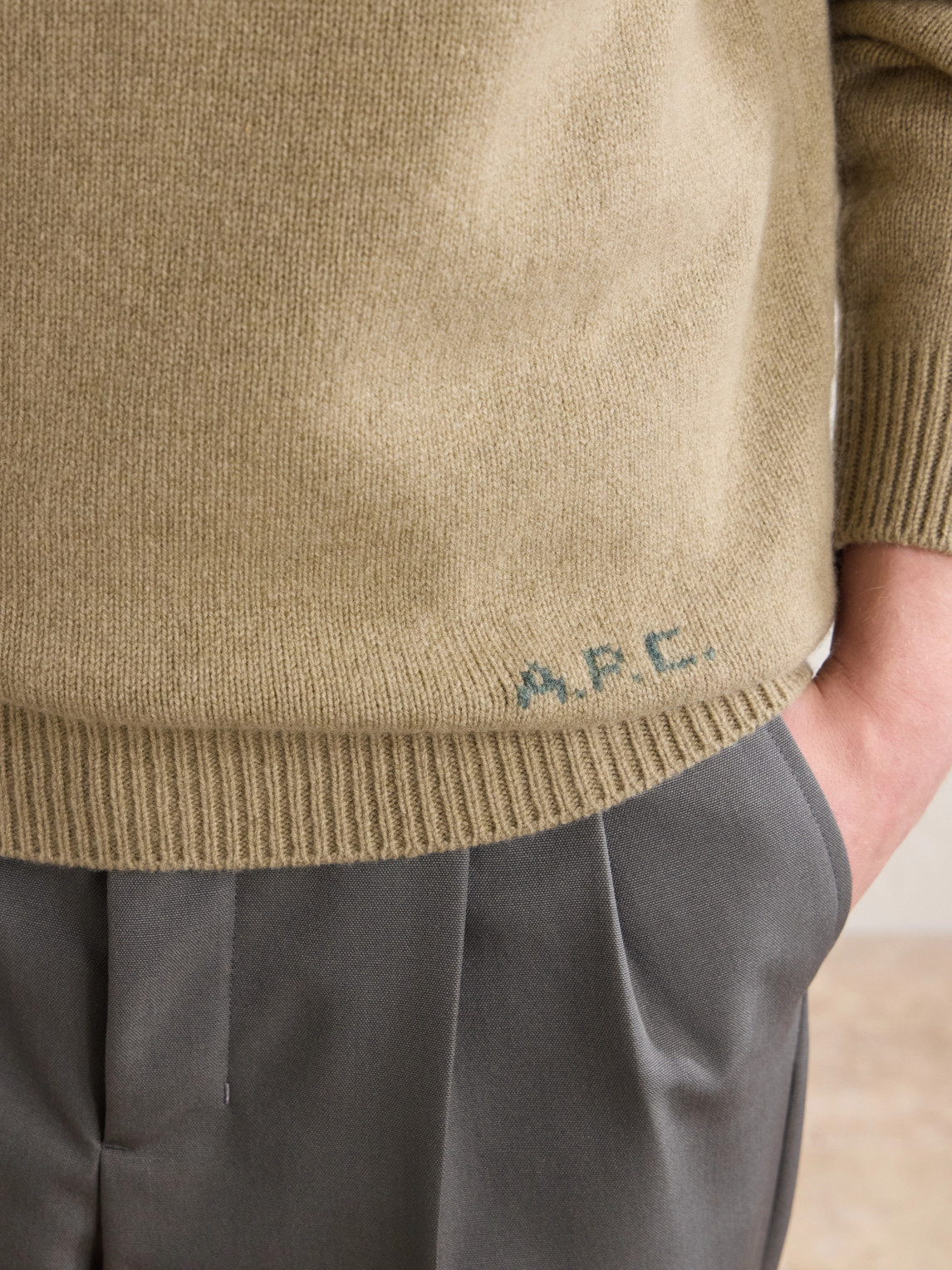 A.P.C. - Edmond Logo-Intarsia Sweater