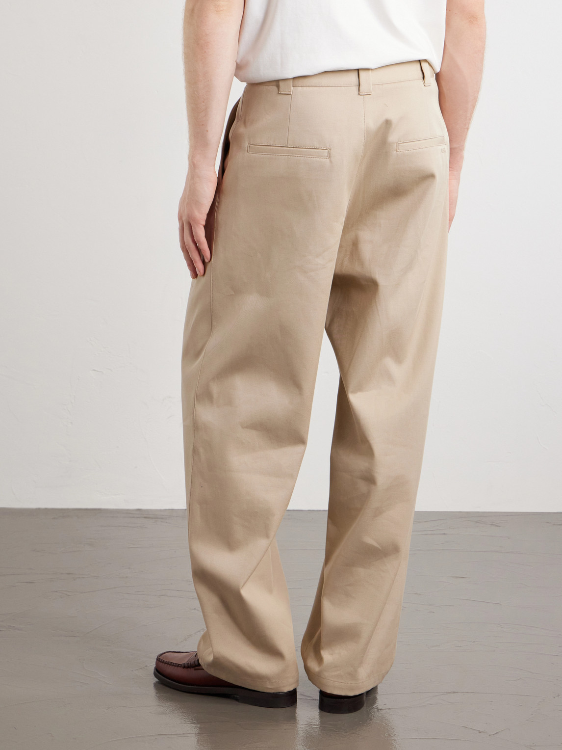 A.P.C. - Ricky Straight-Leg Pleated Organic Cotton Trousers