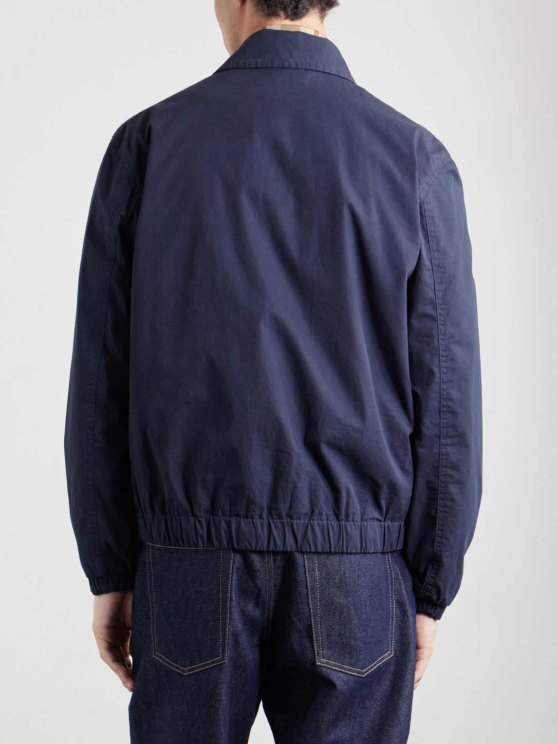 A.P.C. - William Logo-Embroidered Cotton-Gabardine Blouson Jacket