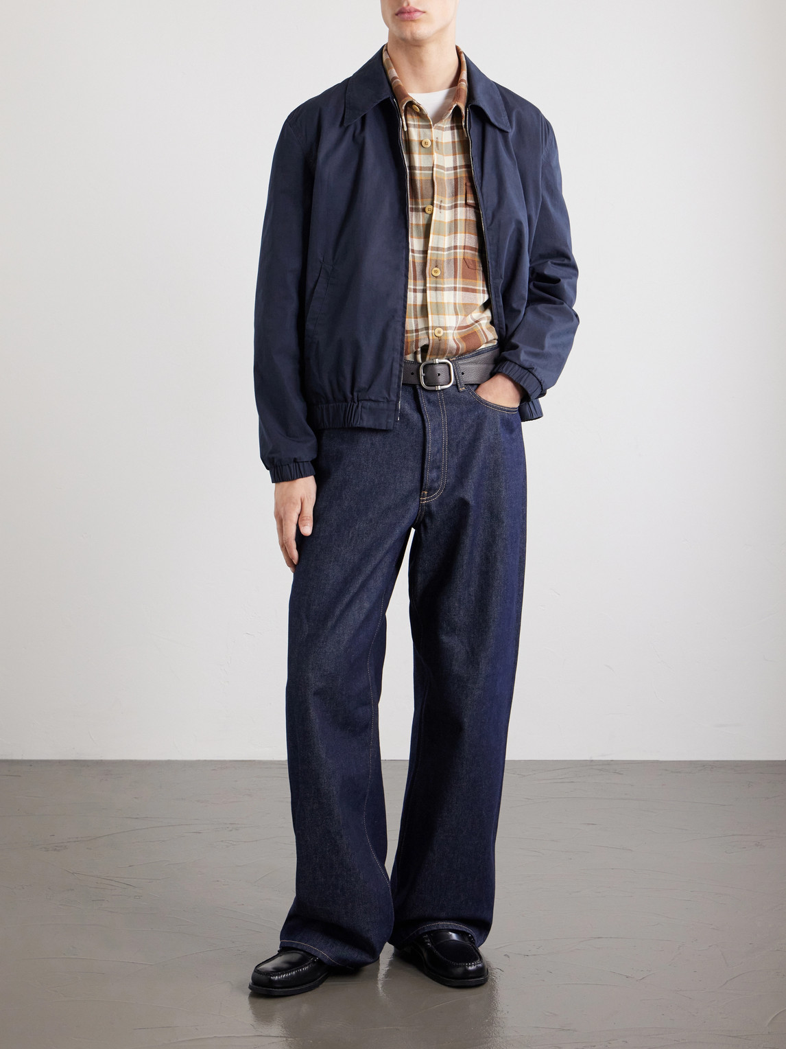 A.P.C. - William Logo-Embroidered Cotton-Gabardine Blouson Jacket