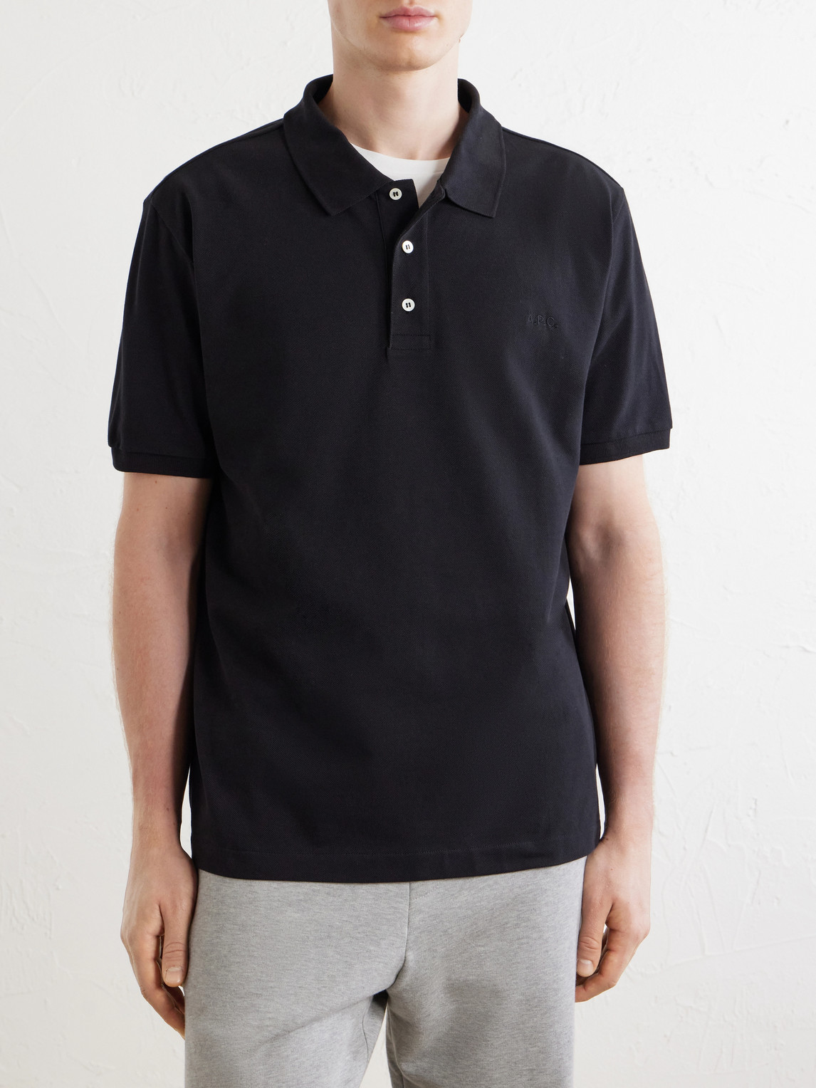 A.P.C. - Joe Cotton-Piqué Polo Shirt