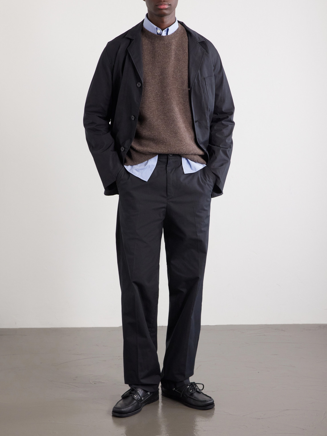 A.P.C. - Dylan Straight-Leg Cotton-Poplin Trousers