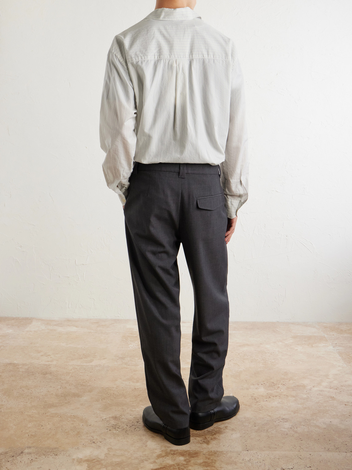 A.P.C. - Renato Wide-Leg Pleated Twill Trousers