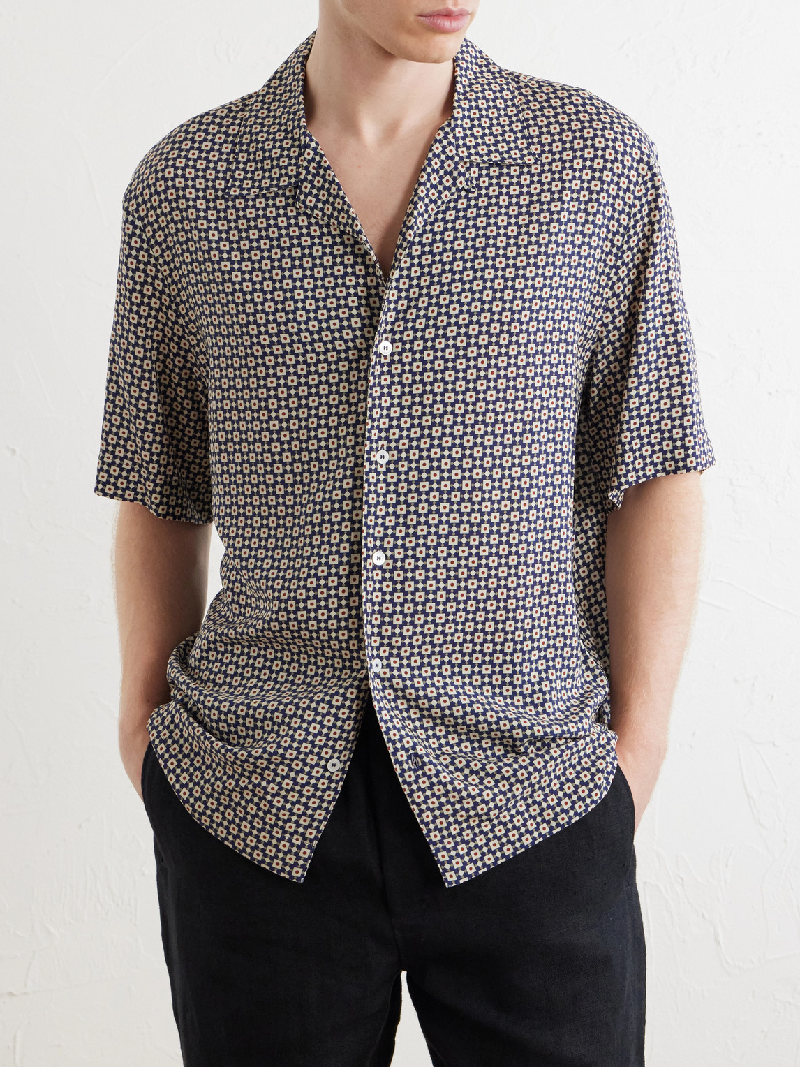A.P.C. - Bennet Printed Crepe De Chine Shirt