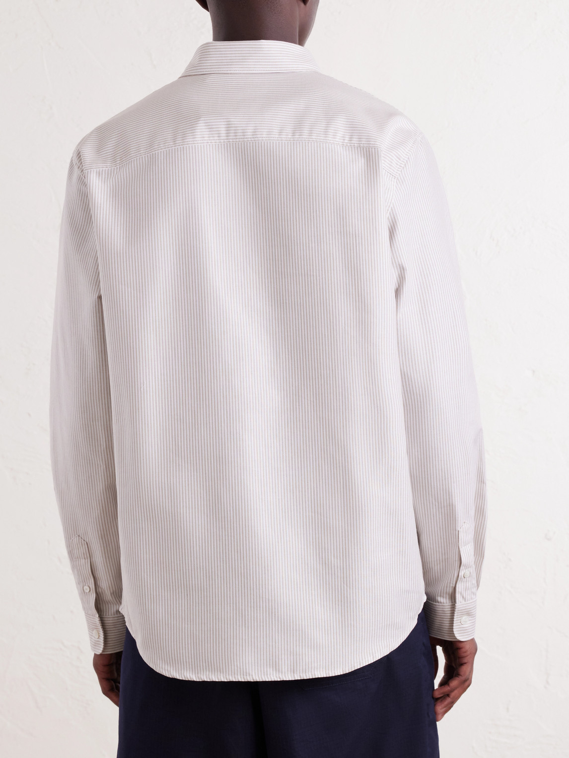 A.P.C. - Button-Down Collar Striped Cotton Shirt
